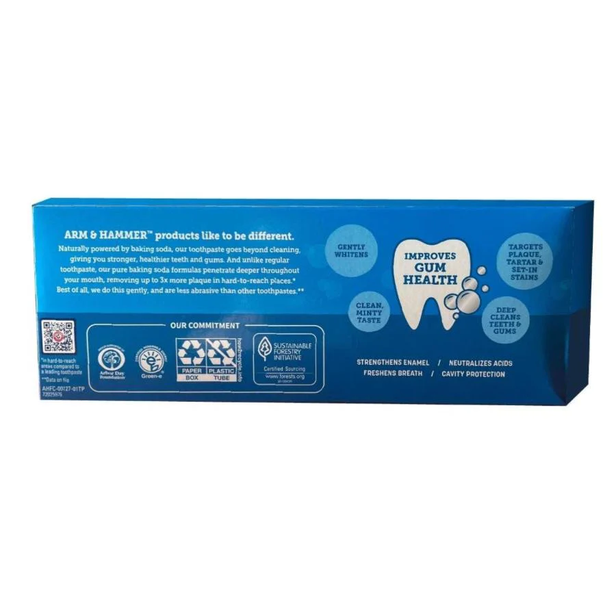 A&H  - Peroxicare Toothpaste, Clean Mint, Fluoride, Twin Pack  6 oz - 6 Pack - Image 3