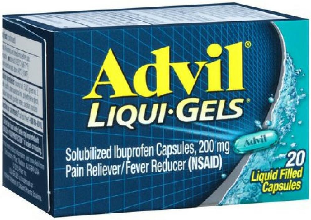 Advil Liqui-Gels Pain Reliever/Fever Reducer Liquid Filled Capsules - Ibuprofen - 20 ct - 72 Pack - Image 2