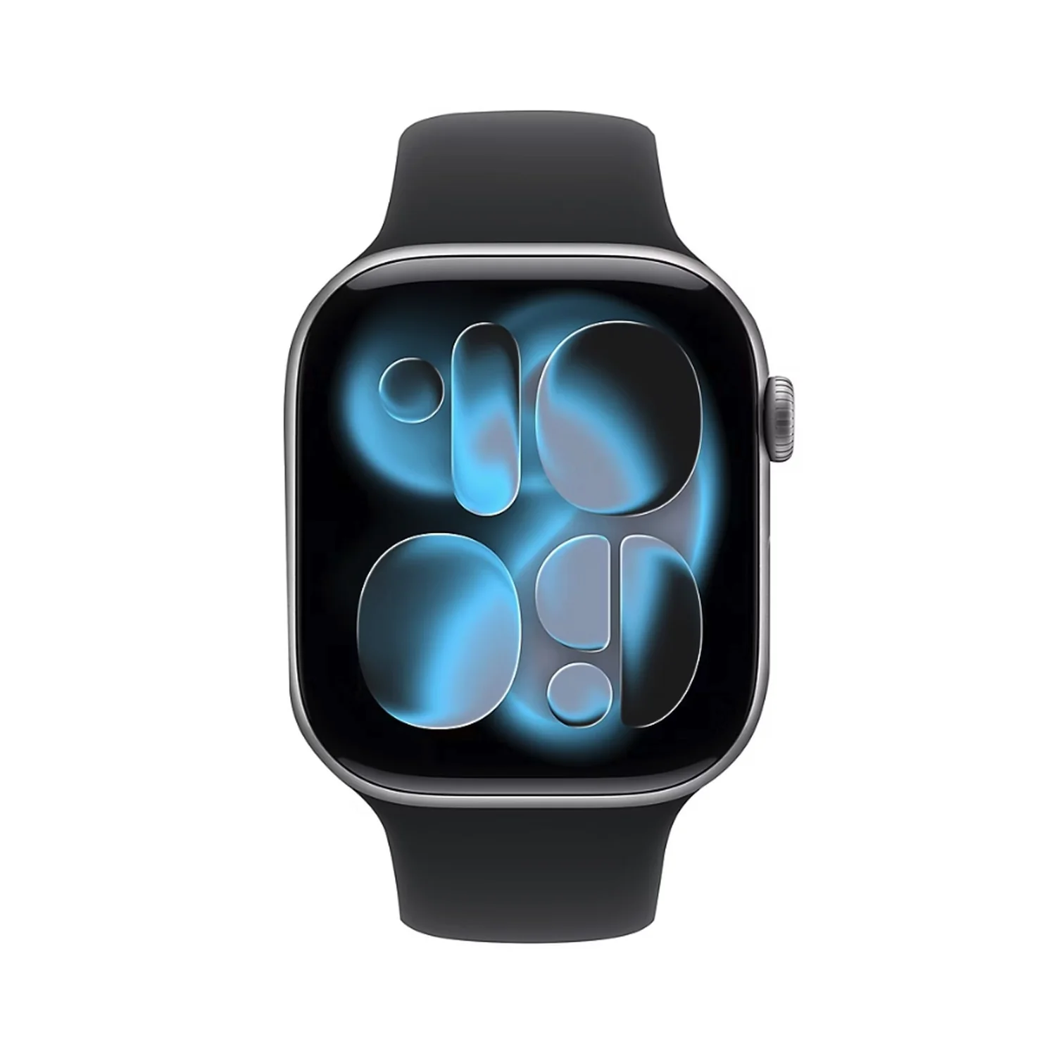 Apple Watch Series 11 (GPS) 46mm Space Gray Aluminum Case with Black Sport Band - M/L - Image 2