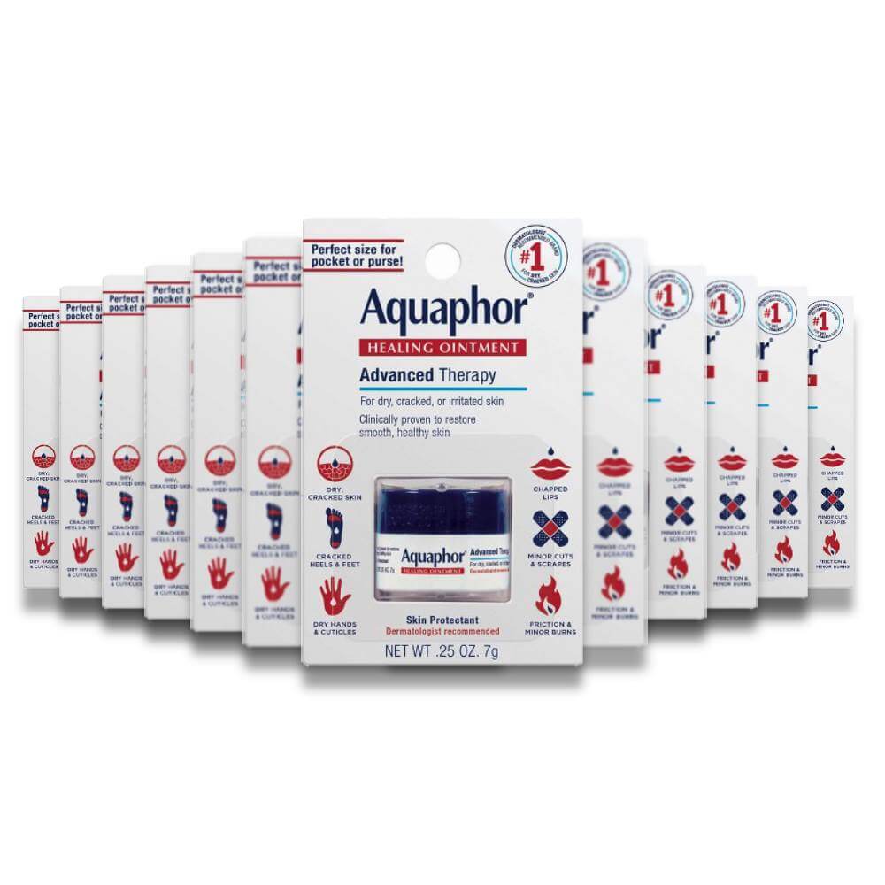 Aquaphor - Mini Jar, Advanced Therapy, Moisturizer, Unscented 0.25 Oz - 48 Pack - Image 2