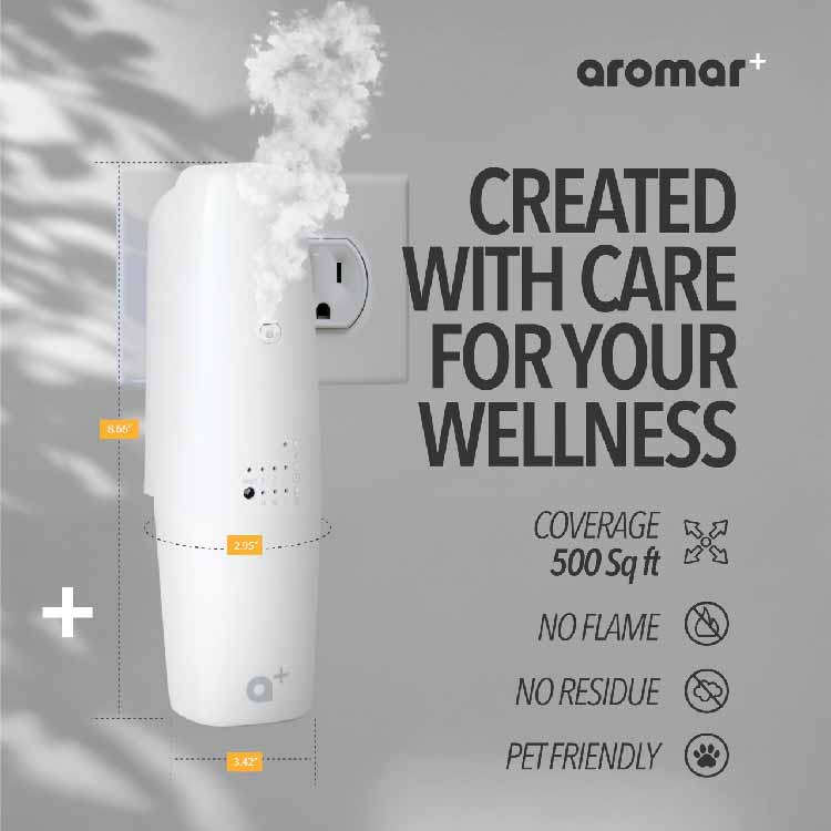 Aromar Plus - Plug In Waterless Diffuser White - Image 4