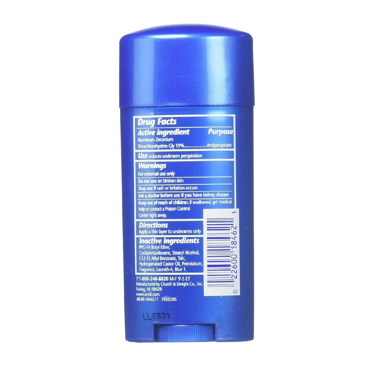 Arrid Extra Dry Solid Anti-Perspirant Deodorant - 2.6 oz - 12 Pack - Image 2