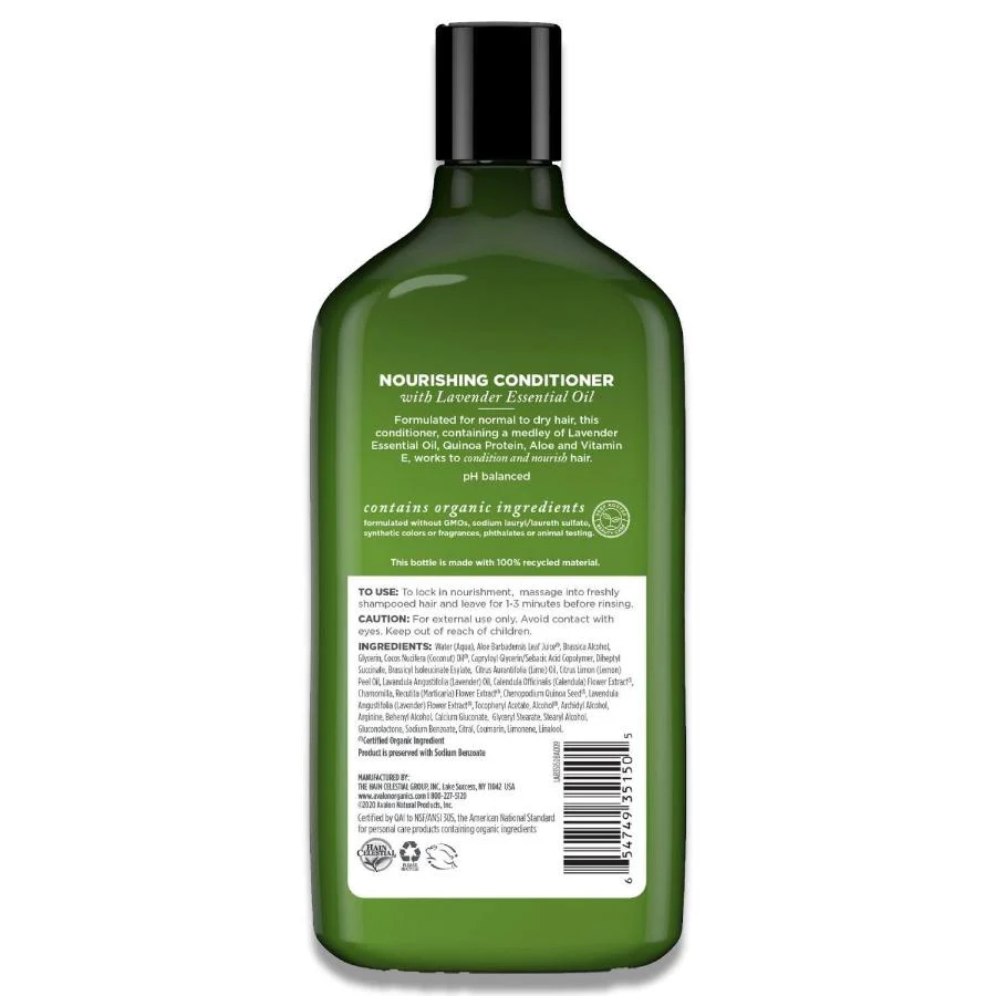 Avalon - Organics Lavender Nourishing Conditioner - 11 Oz - 6 Pack - Image 3