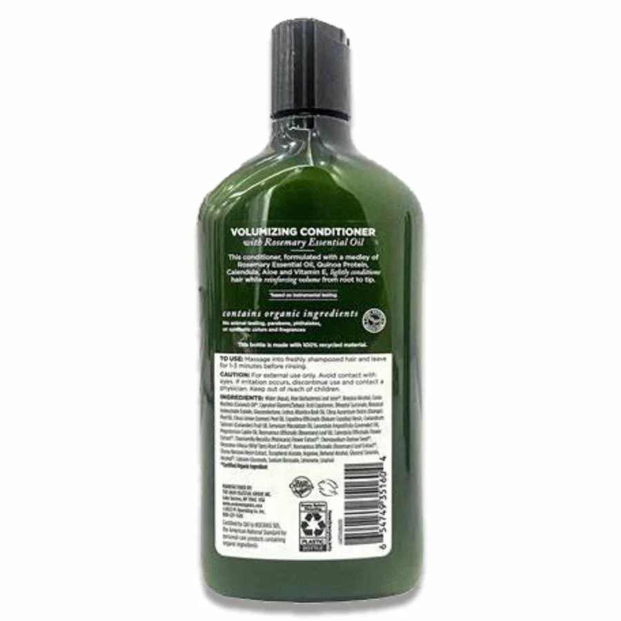 Avalon - Organics Volumizing Rosemary Conditioner - 11 Fl. Oz - 6 Pack - Image 3