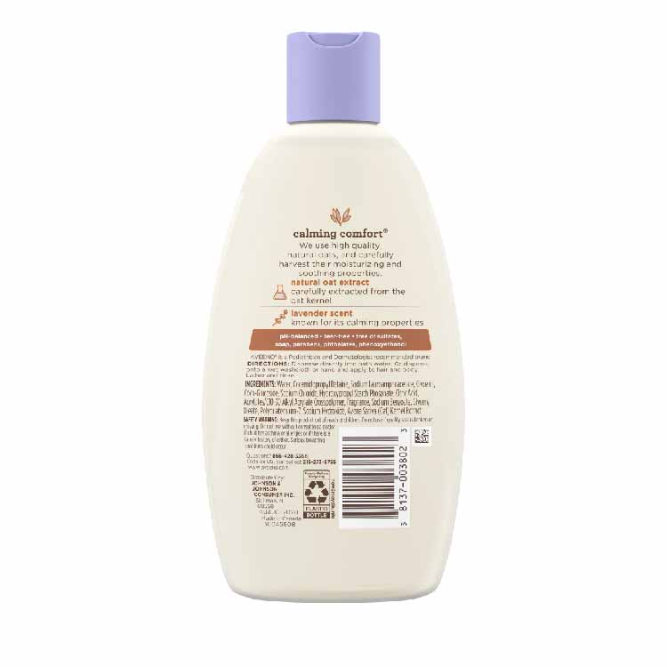 Aveeno Baby Calming Comfort Bath & Wash 8 fl oz - 24 Pack - Image 3