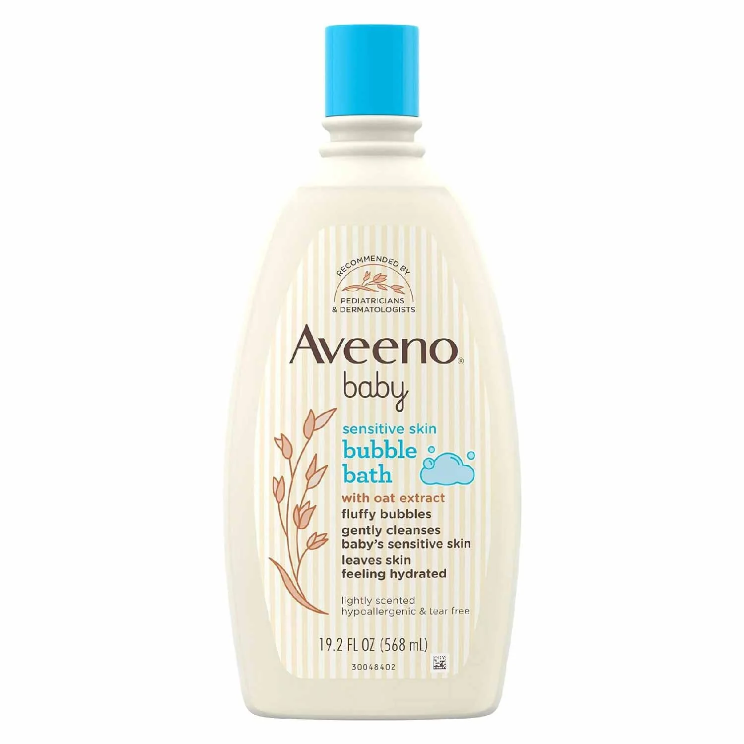 Aveeno - Baby Sensitive Skin, Bubble Bath - 19.2 oz - 12 Pack - Image 2