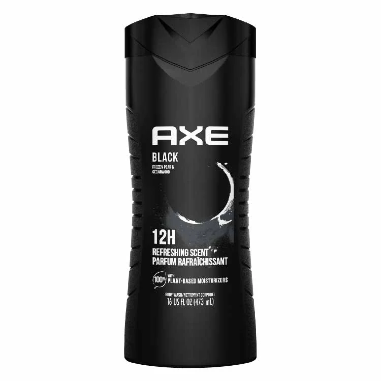 Axe Body Wash Black Frozen Pear & Cedarwood Scent - 16 fl oz- 4 Pack - Image 2