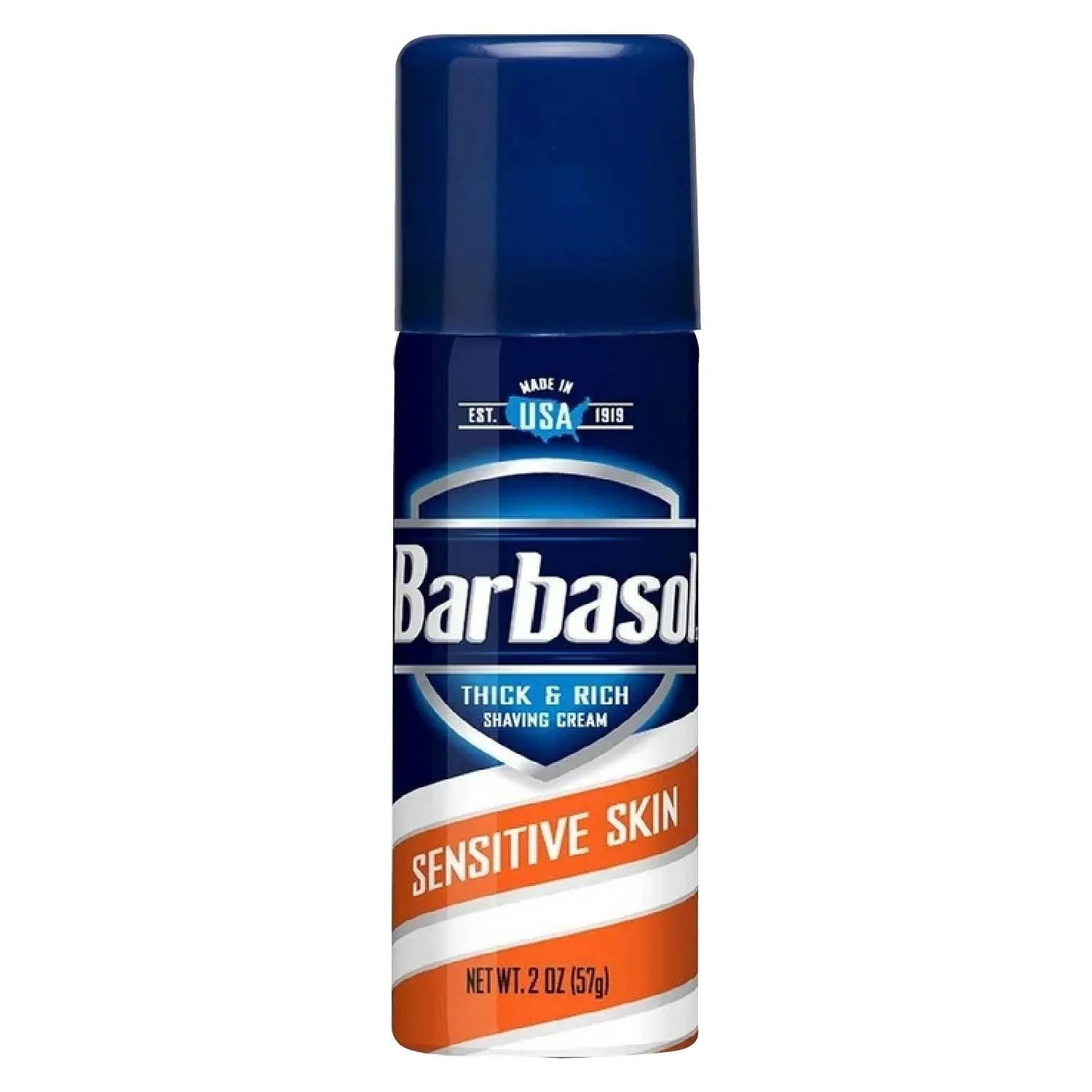 Barbasol Thick & Rich  Shaving Cream Sensitive Skin 2 oz ea - 24 Pack - Image 2