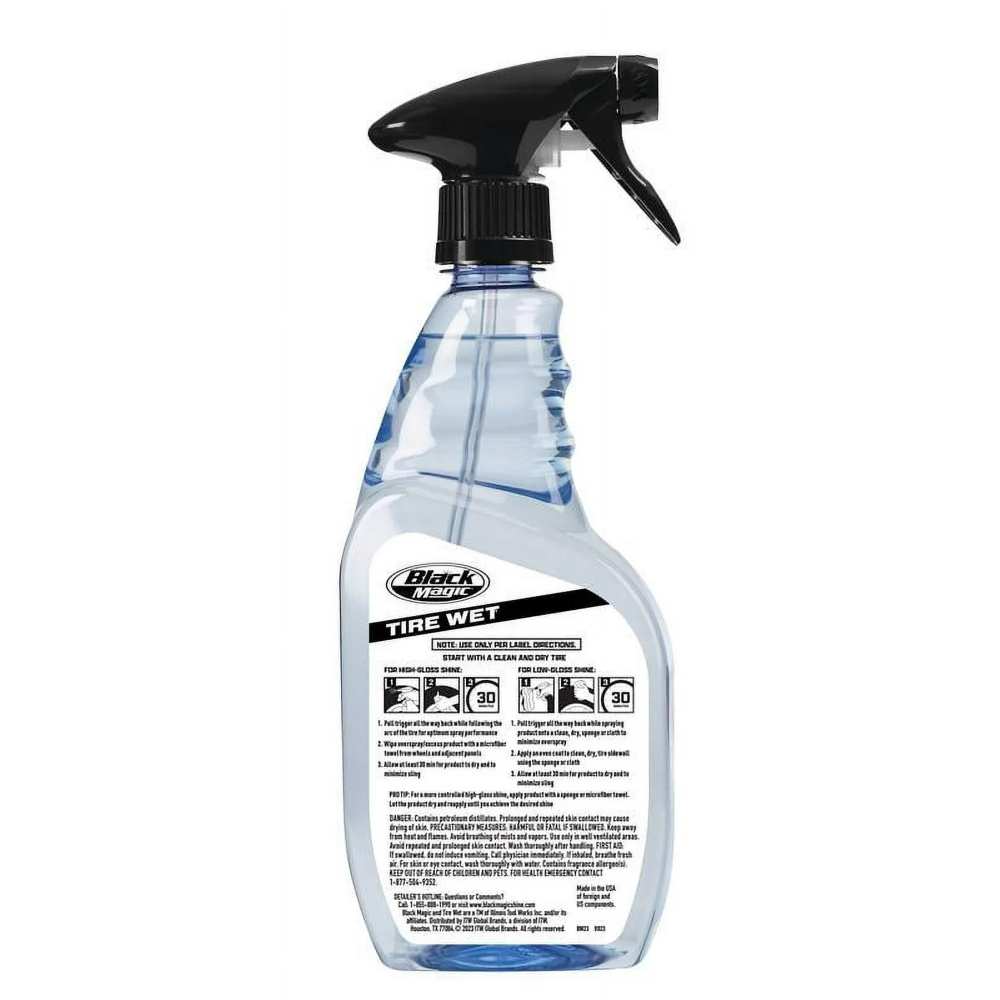 Black Magic - BM23 Professional Tire Dressing, Trigger Spray - 23 Oz - 6 Pack - Image 3