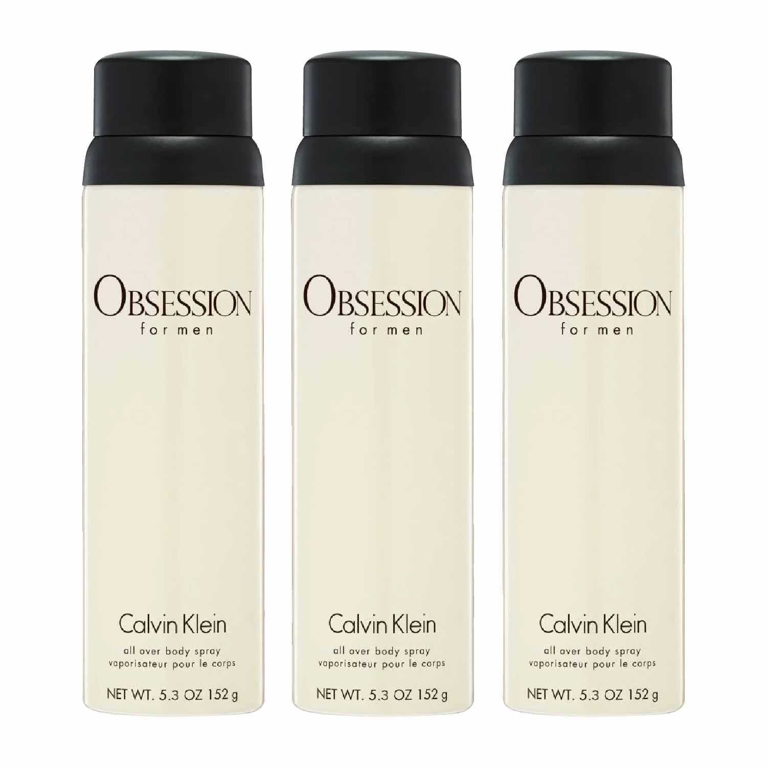 Calvin Klein Obsession for Men Body Spray - 5.4 fl Oz - 3 Pack