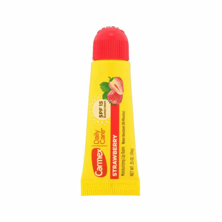Carmex - Daily Care Lip Balm, Strawberry, SPF 15 - 0.35 Oz - 144 Pack - Image 4