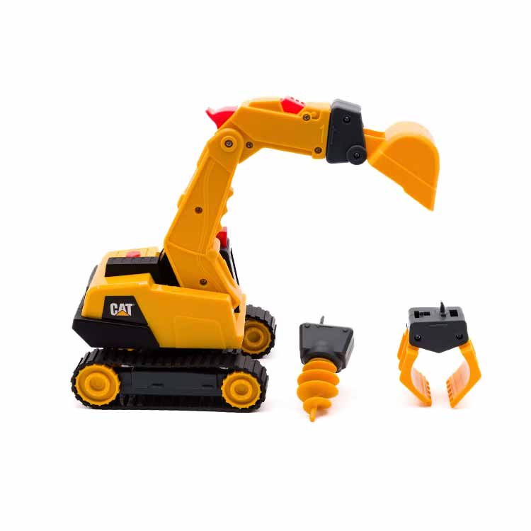 CAT Power Switch Crew Excavator with Boulders and Compound - Image 2