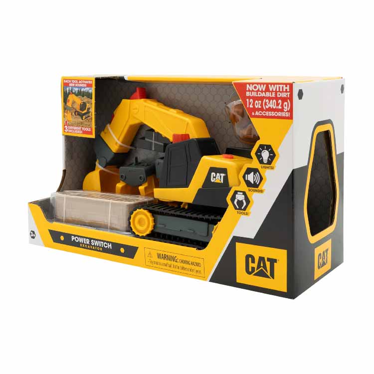 CAT Power Switch Crew Excavator with Boulders and Compound - Image 4