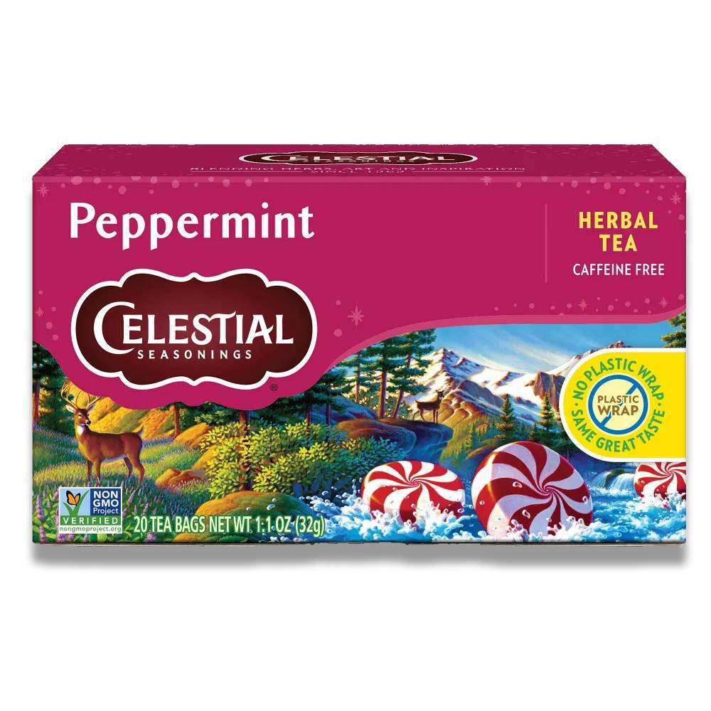 Celestial Seasonings - Peppermint Herbal Tea - 20 Ct - 6 Pack - Image 2