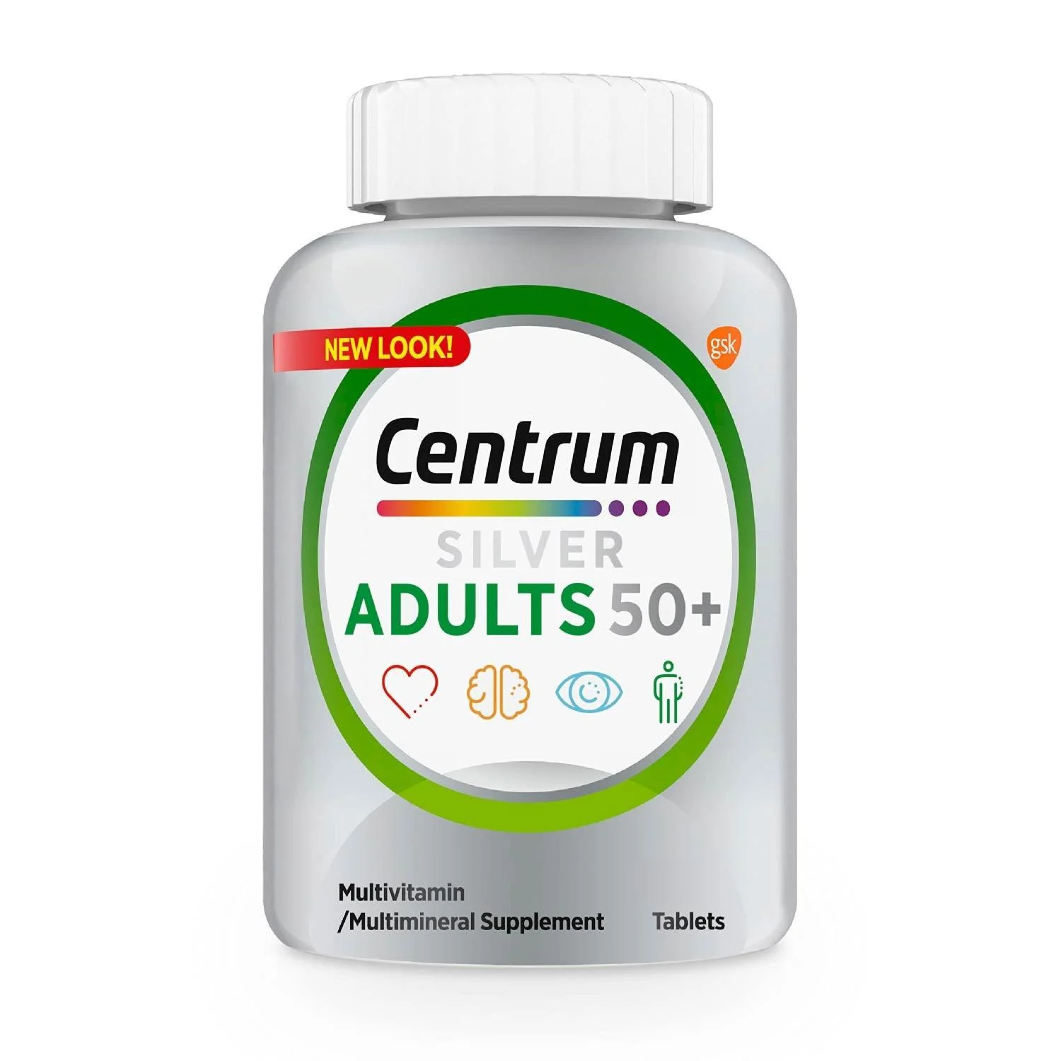 Centrum Silver Multivitamin for Adults Plus Supplement - 125 Count each- 12 Pack - Image 2