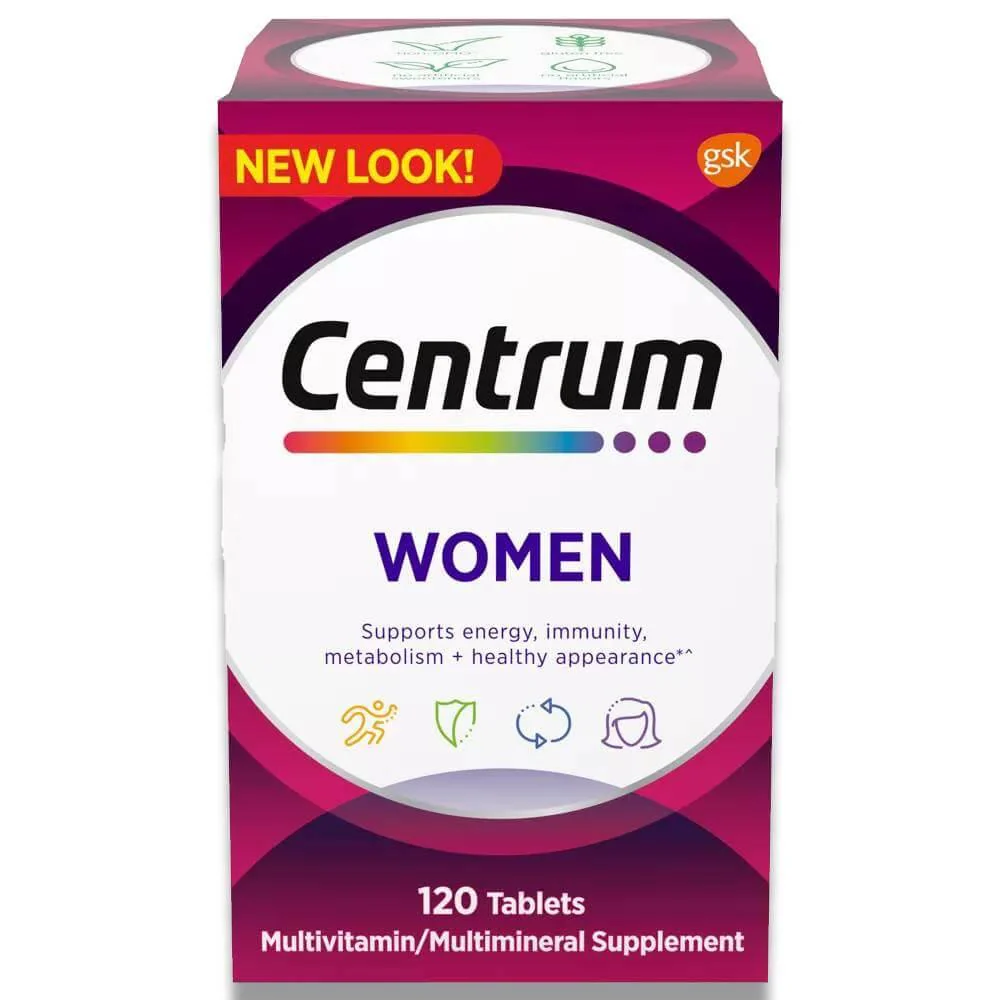 Centrum - Women Multivitamin, Multimineral Supplement - 120 Tablets - 12 Pack - Image 2