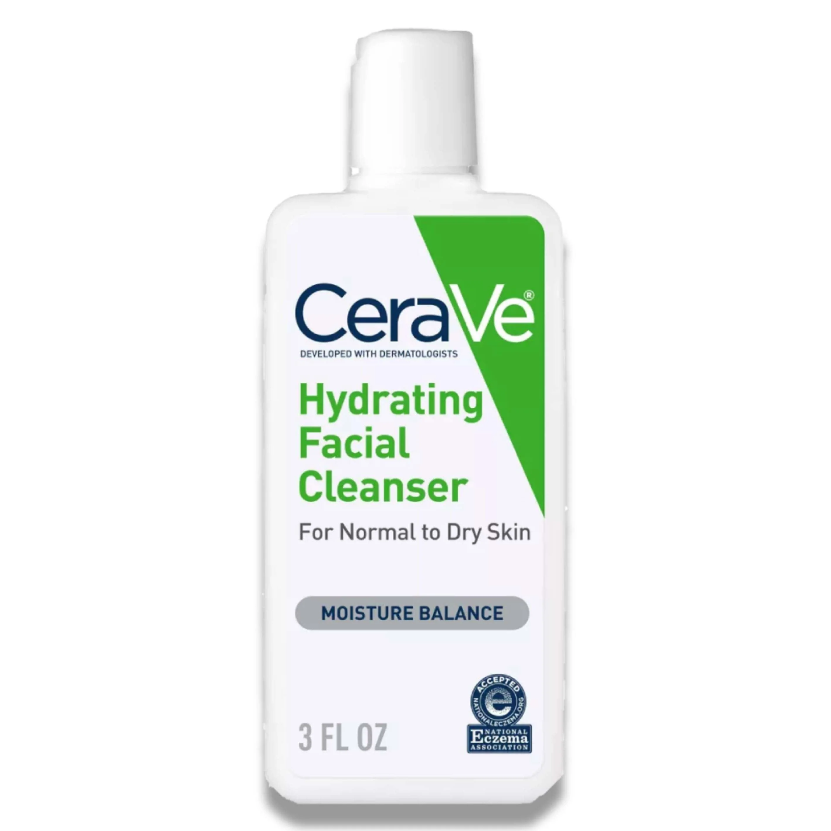 CeraVe - Face Wash Hydrating Facial Cleanser for Normal to Dry Skin - 3 Oz - 24 Pack - Travel Size - Image 2