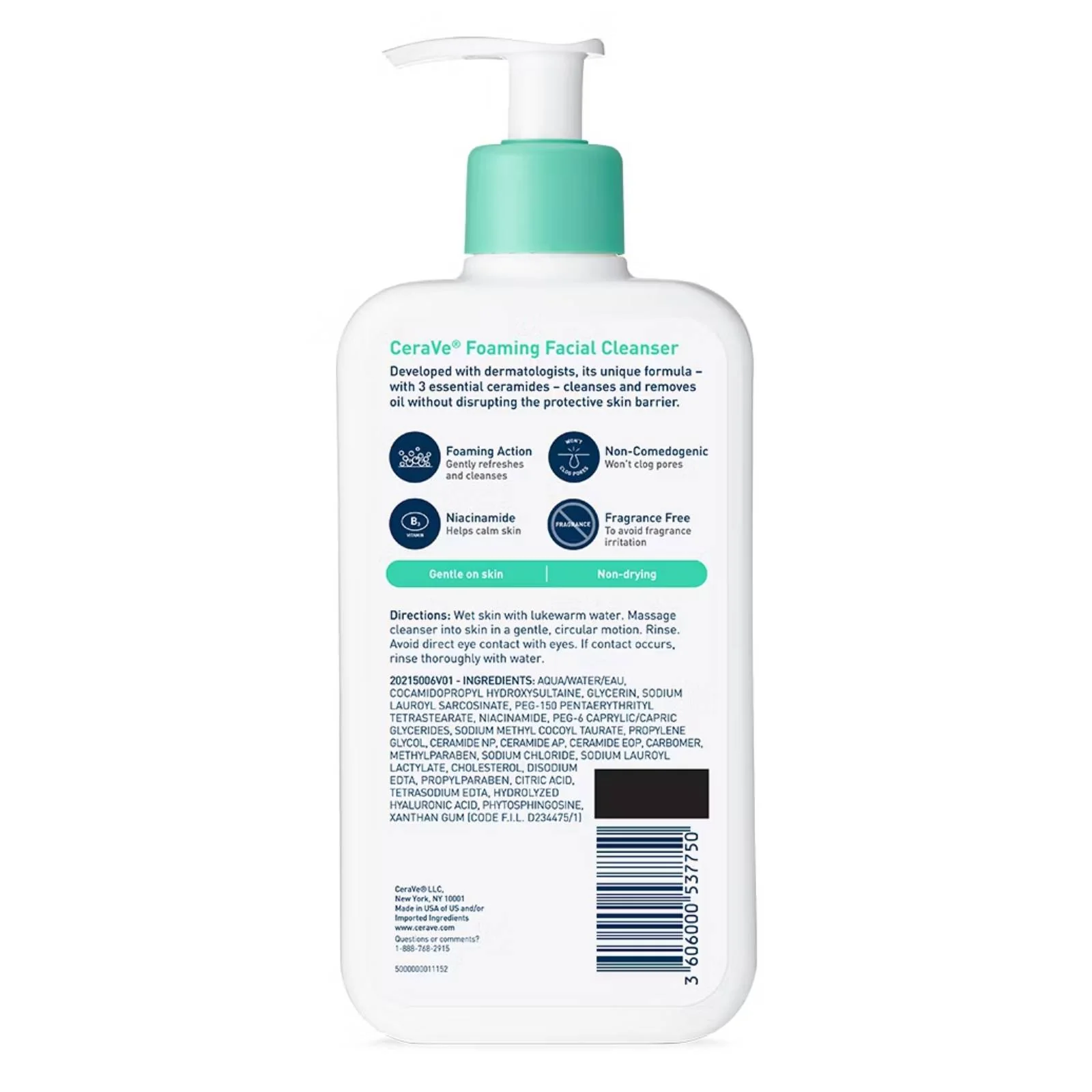 CeraVe - Foaming Cleanser - 12 Oz - 2 Pack - Image 4