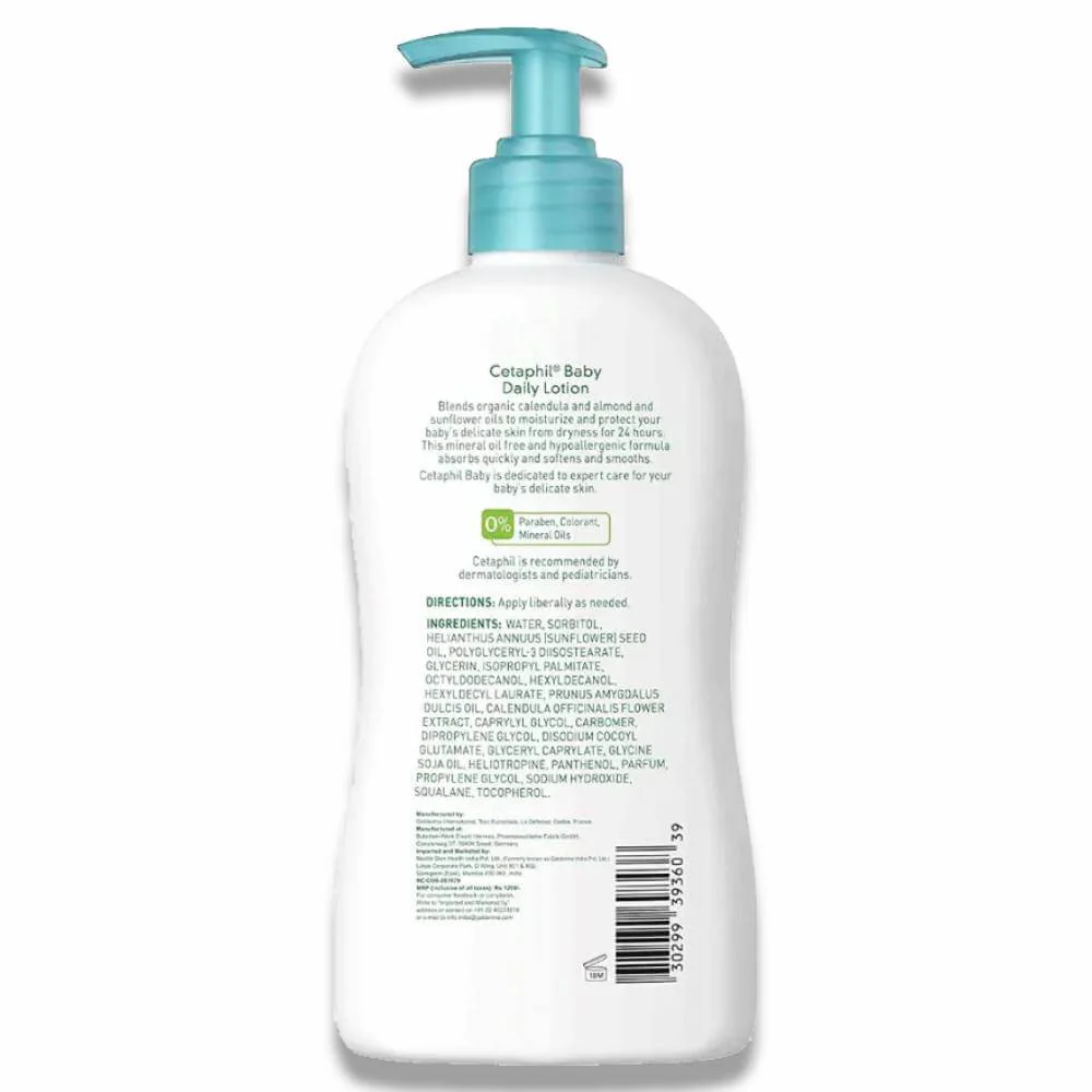 Cetaphil - Baby Daily Lotion, Face & Body -13.5 Oz - 12 Pack - Image 3