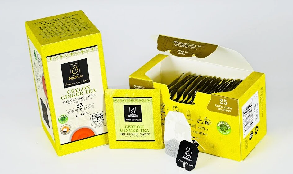 Ceylonzon - Ceylon Ginger Tea - 25 Ct - 12 Pack - Image 2