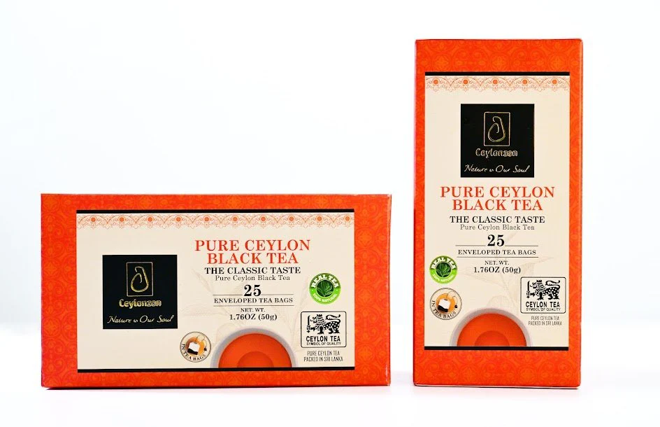 Ceylonzon - Pure Ceylon Black Tea - 25 Ct - 12 Pack