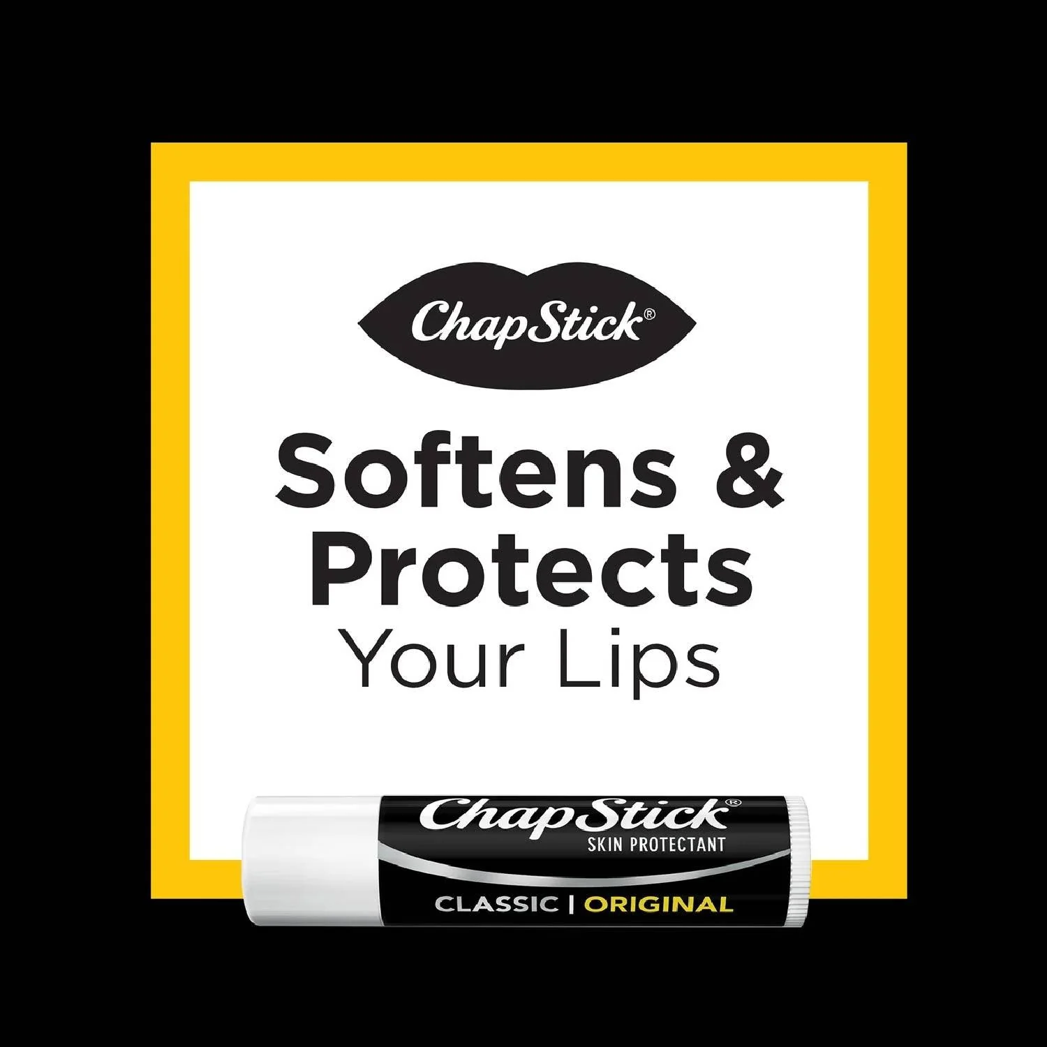 ChapStick - Classic Lip Balm Tube, Original Flavor - 3 Ct Each - 0.15 Oz - 72 Pack - Image 3