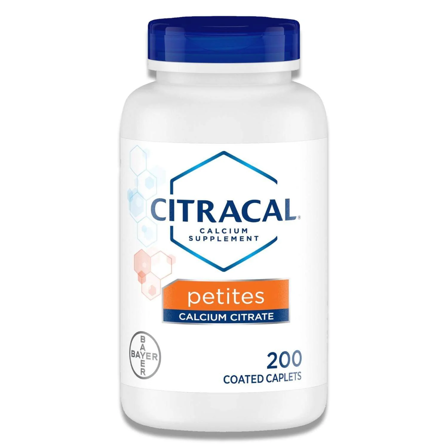Citracal - Petites Calcium Citrate Vitamin D3 Supplement Bone Health Caplet 200 Ct - 24 Pack - Image 2