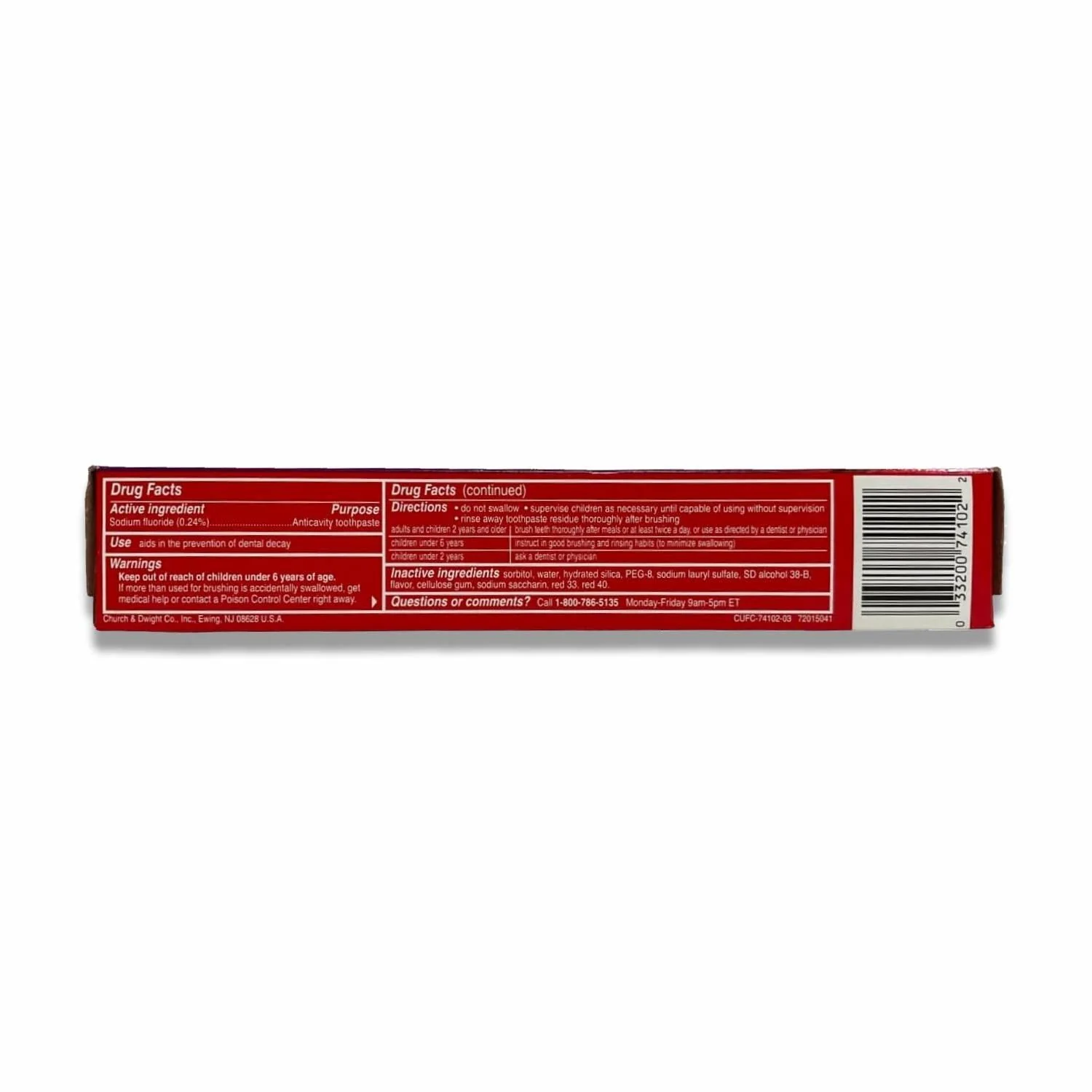 Close-Up - Fluoride Toothpaste Refreshing Gel - 6 Oz - 24 Pack - Image 3
