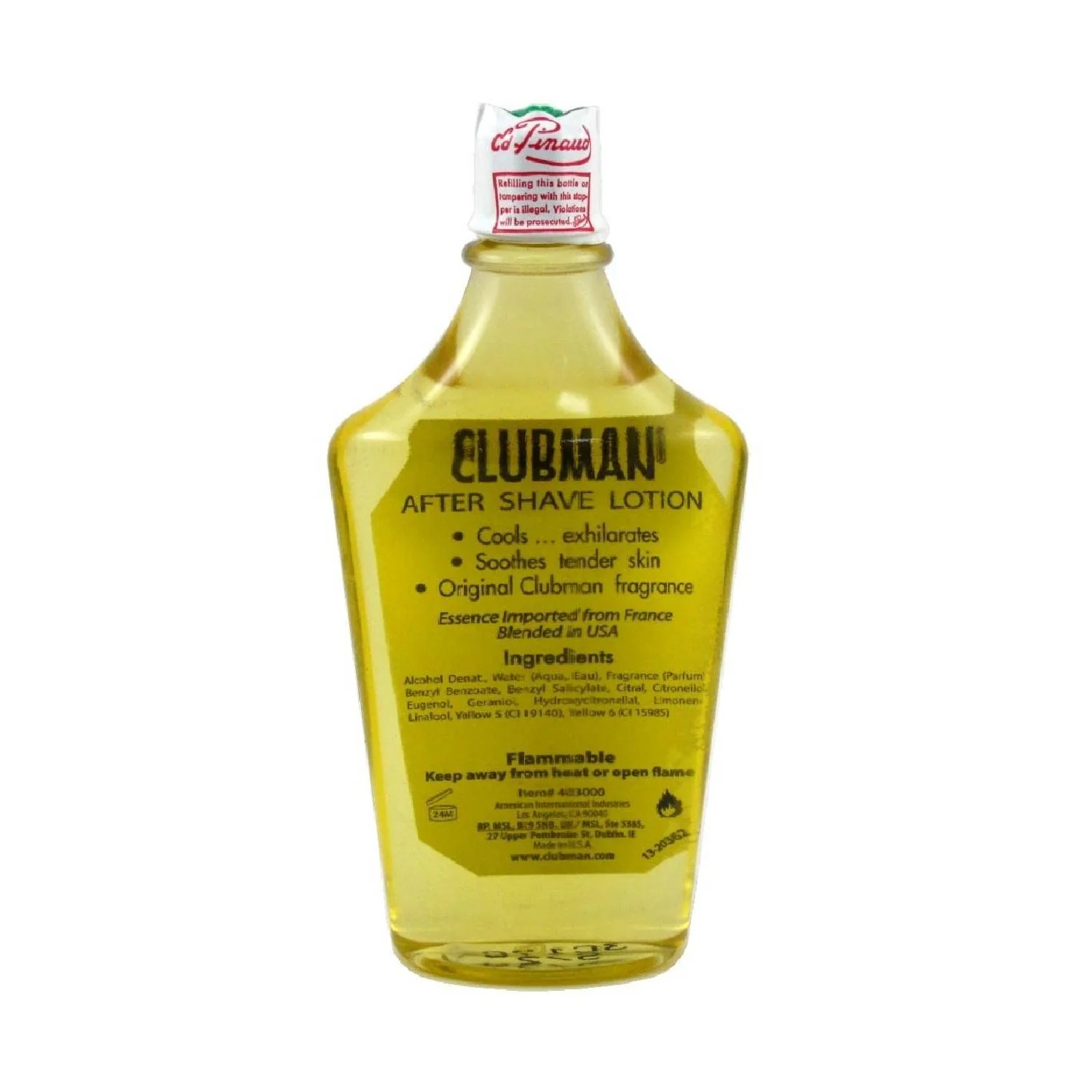 Clubman Pinaud After Shave Lotion 6 oz - 12 Pack - Image 3