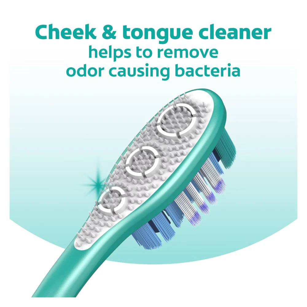 Colgate - 360 Whole Mouth Clean Manual Toothbrush, Adult Soft Toothbrushes - 8 Pack - Image 3