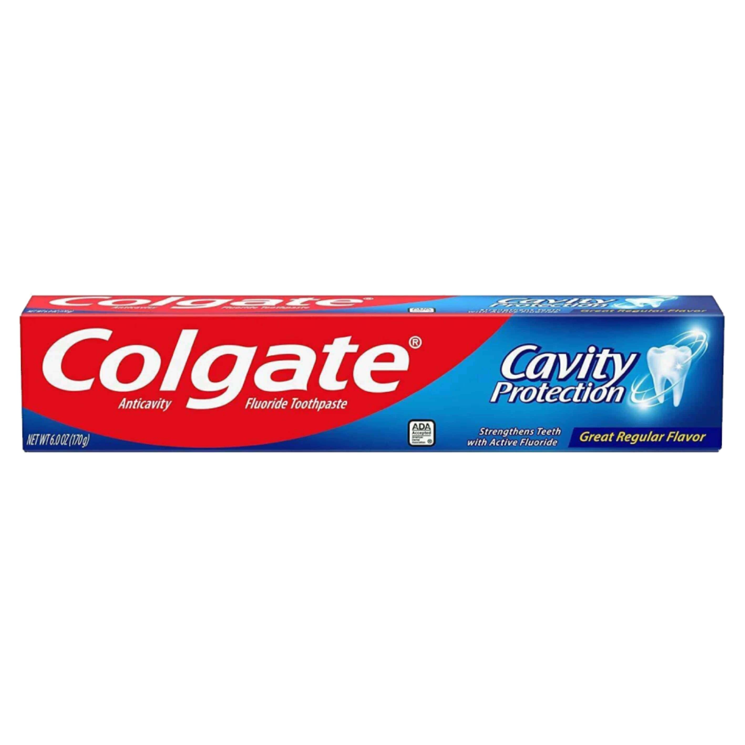 Colgate - Cavity Protection Toothpaste with Fluoride Regular 8 oz ae -  5 Value Pack - - Image 3