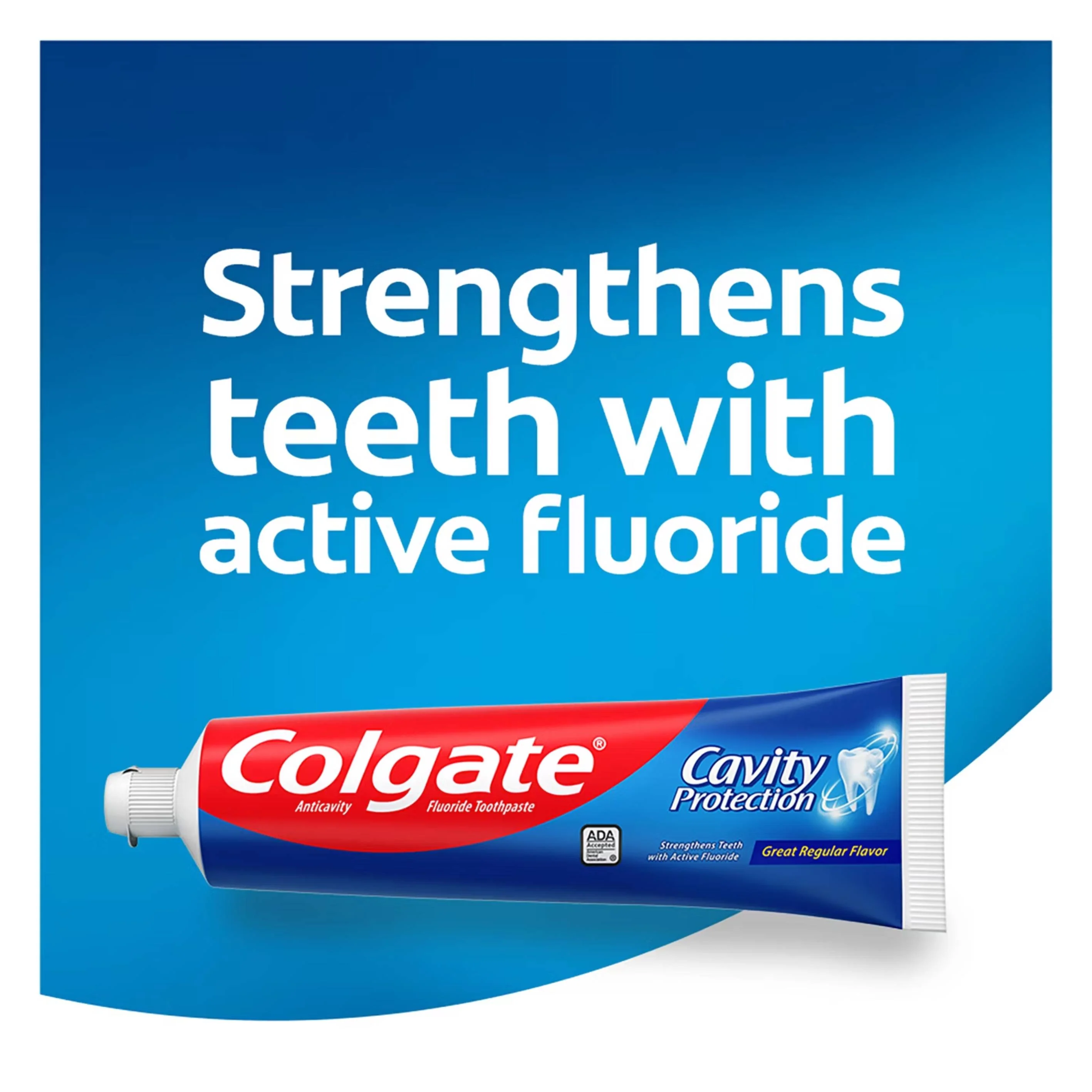 Colgate - Cavity Protection Toothpaste with Fluoride Regular 8 oz ae -  5 Value Pack - - Image 4