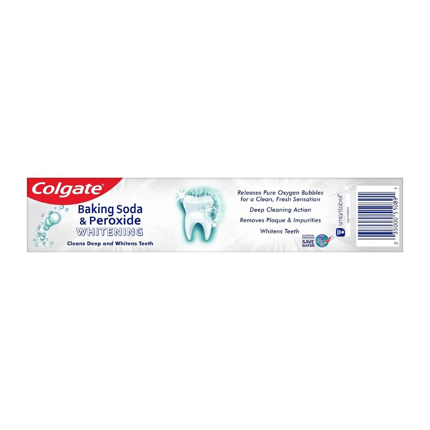 Colgate Baking Soda & Peroxide Whitening Toothpaste Frosty Mint Stripe 6 oz - 24 pack - Image 3