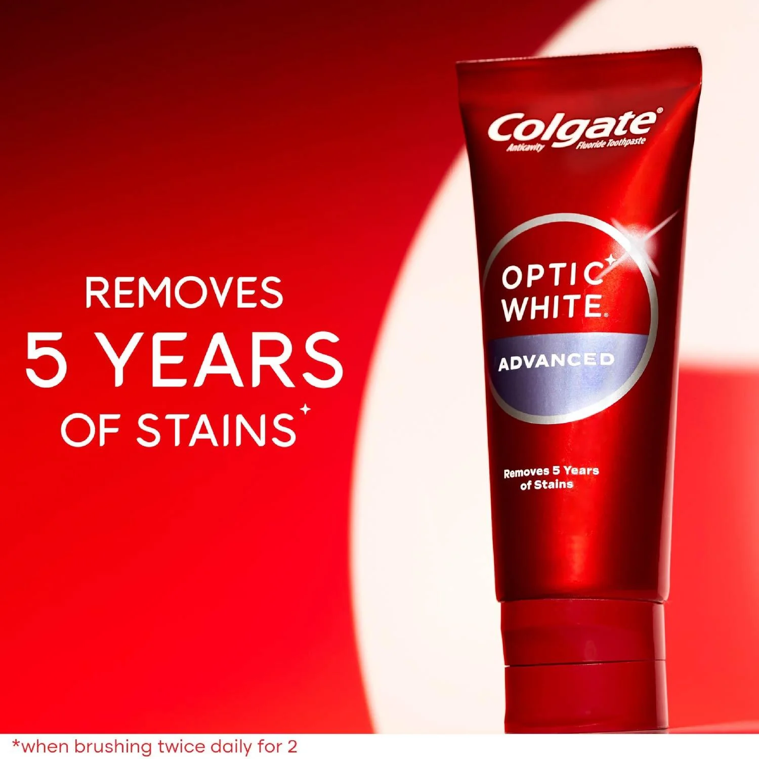 Colgate - Optic White Advanced Icy Fresh - 4.45 oz - 24 Pack - Image 2