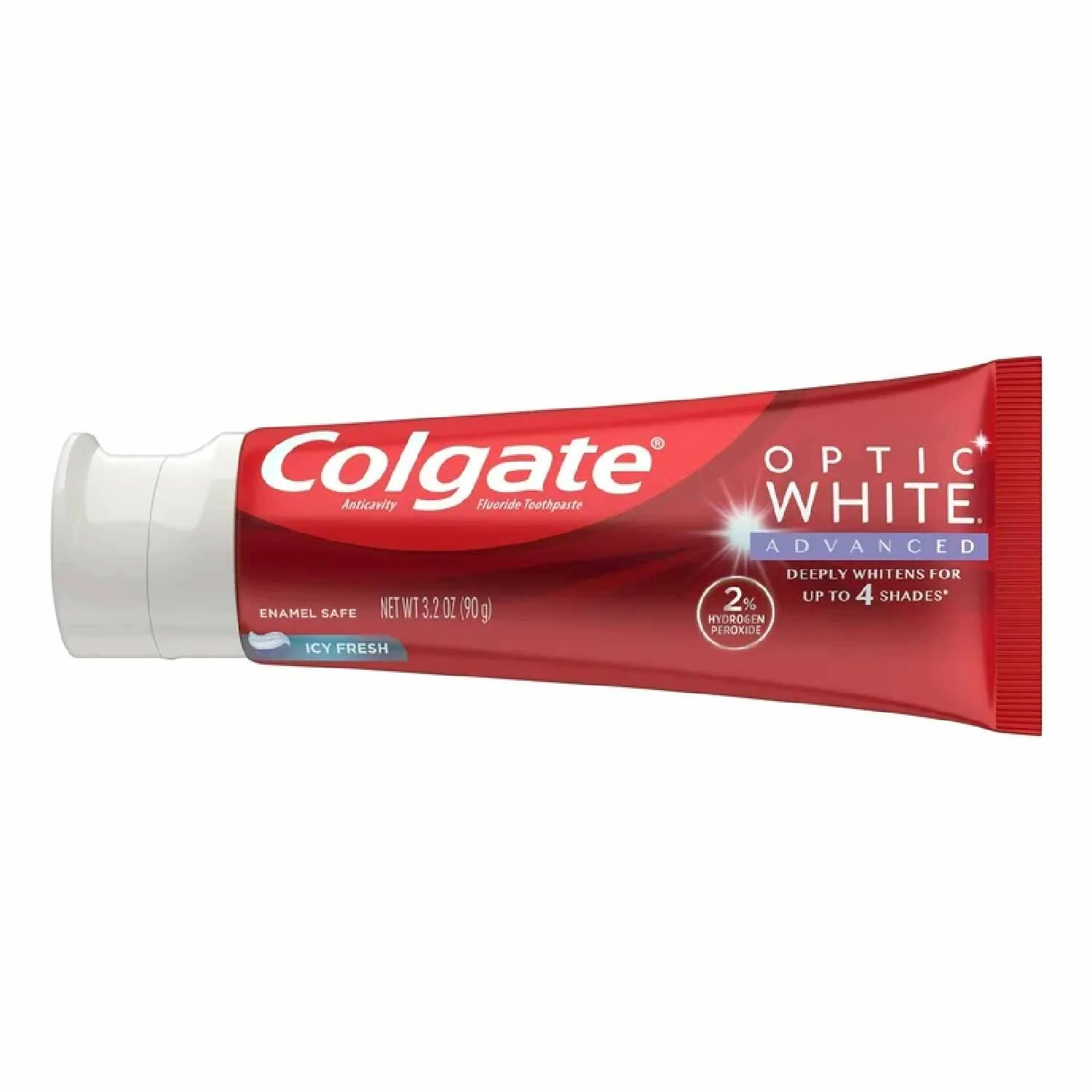Colgate Optic White Advanced Whitening Toothpaste Icy Fresh - 3.2oz - 24 Pack - Image 3