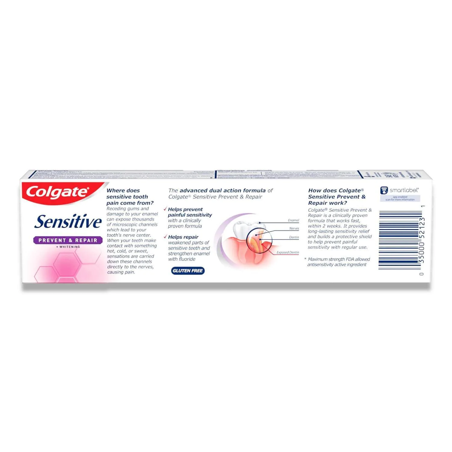 Colgate - Sensitive Toothpaste, Prevent and Repair - 6 oz - 24 Pack - Image 3