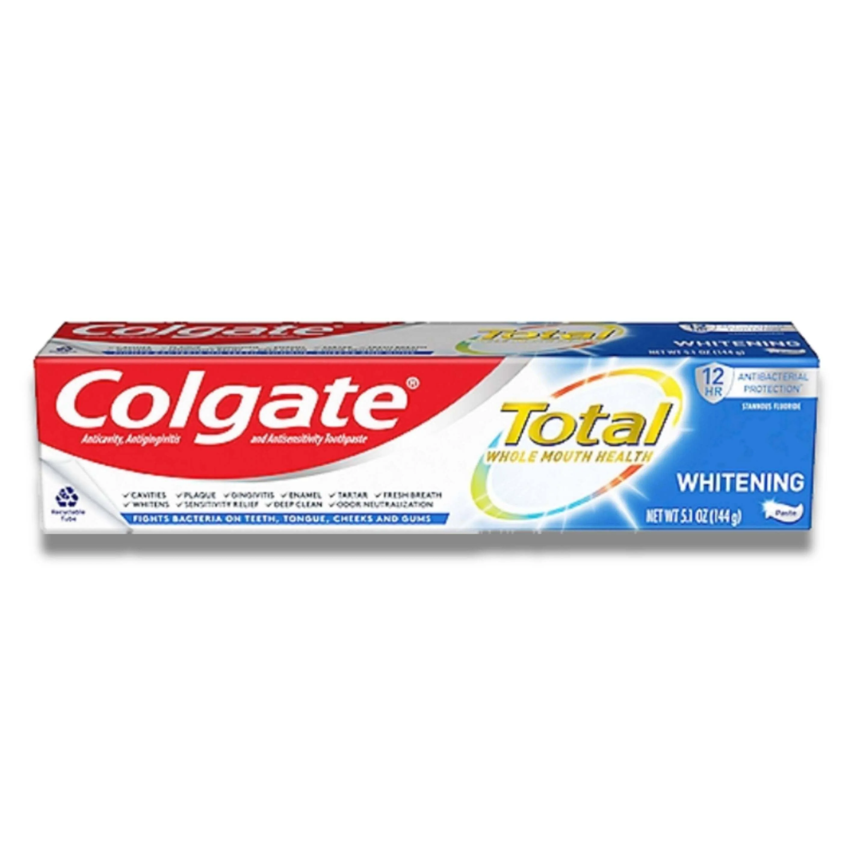 Colgate - Total Teeth Whitening Toothpaste, Mint - 5.1 Oz - 24 Pack - Image 2