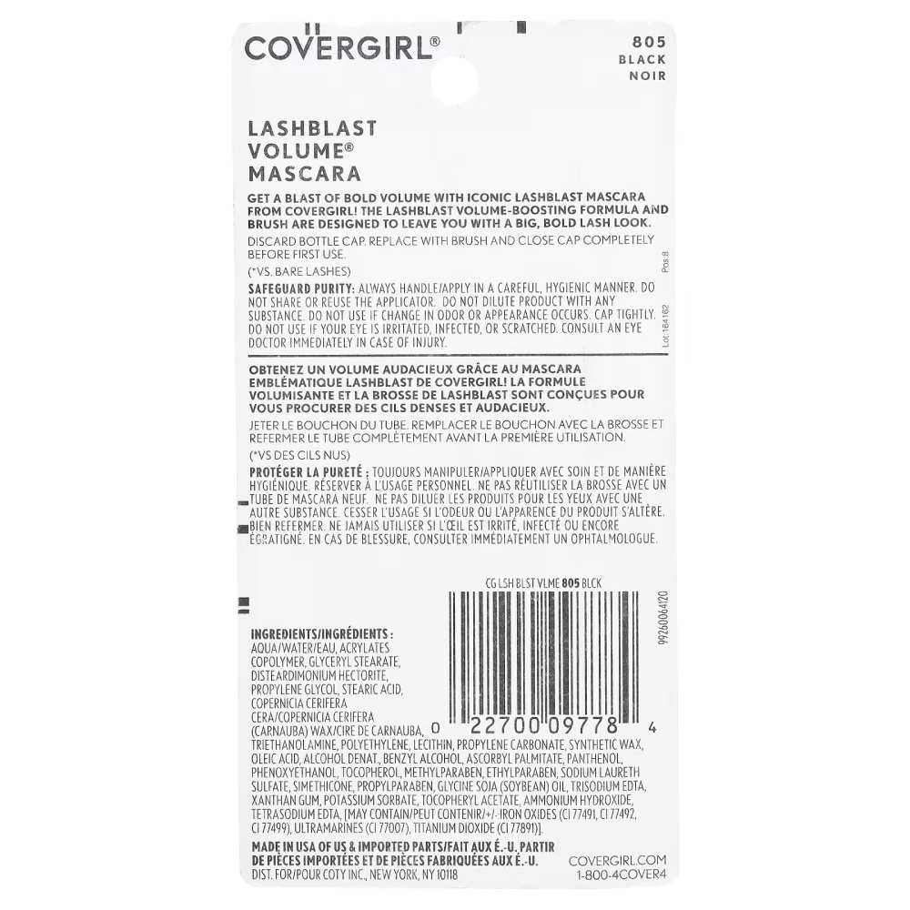 Covergirl - LashBlast Volume Mascara, Very Black [800] - 0.44 Oz - 24 Pack - Image 3