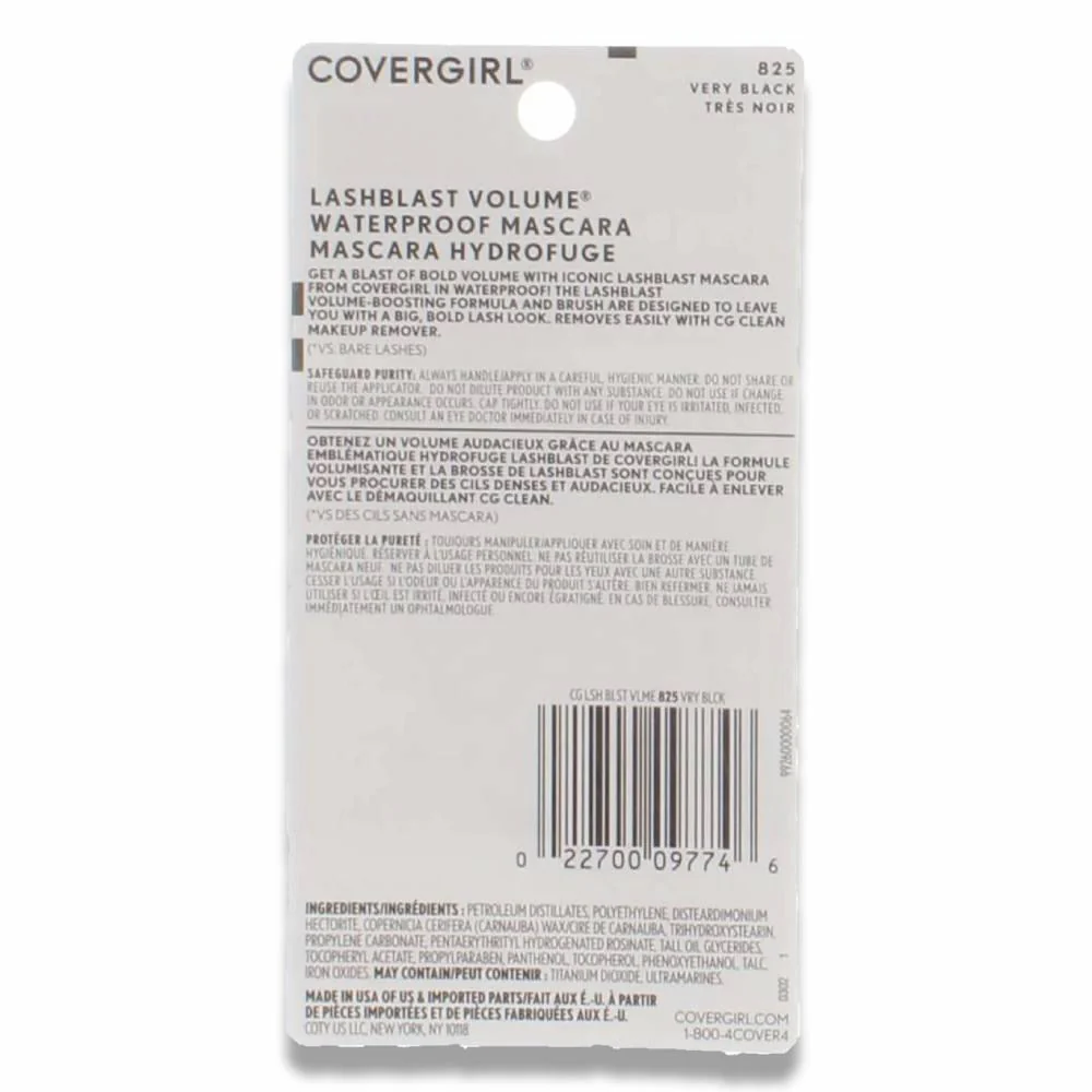Covergirl - LashBlast Volume Waterproof Mascara Very Black 825 - 0.44 Oz - 24 Pack - Image 3