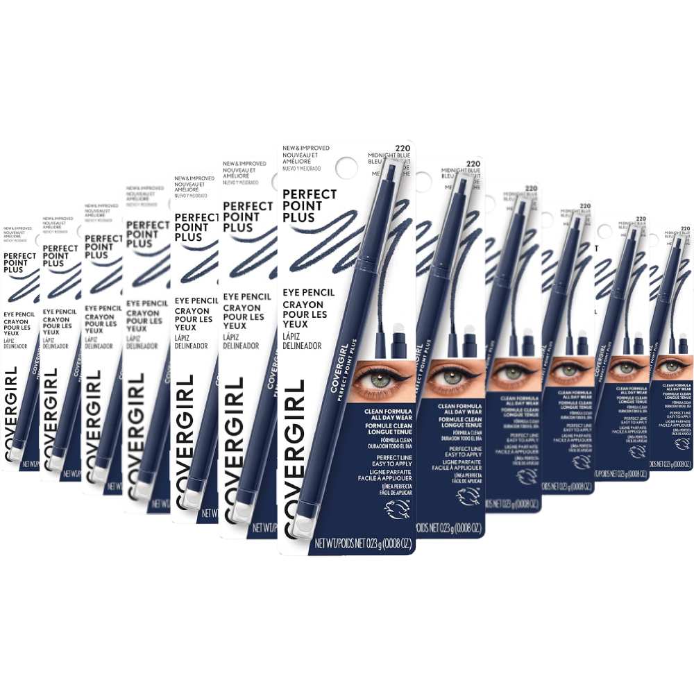 Covergirl - Perfect Point Plus Self Sharpening Eye Pencil, Midnight Blue [220] - 0.08 Oz - 72 Pack