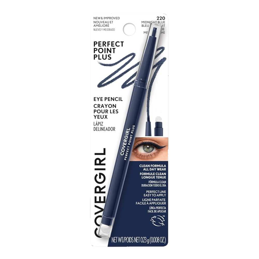 Covergirl - Perfect Point Plus Self Sharpening Eye Pencil, Midnight Blue [220] - 0.08 Oz - 72 Pack - Image 2