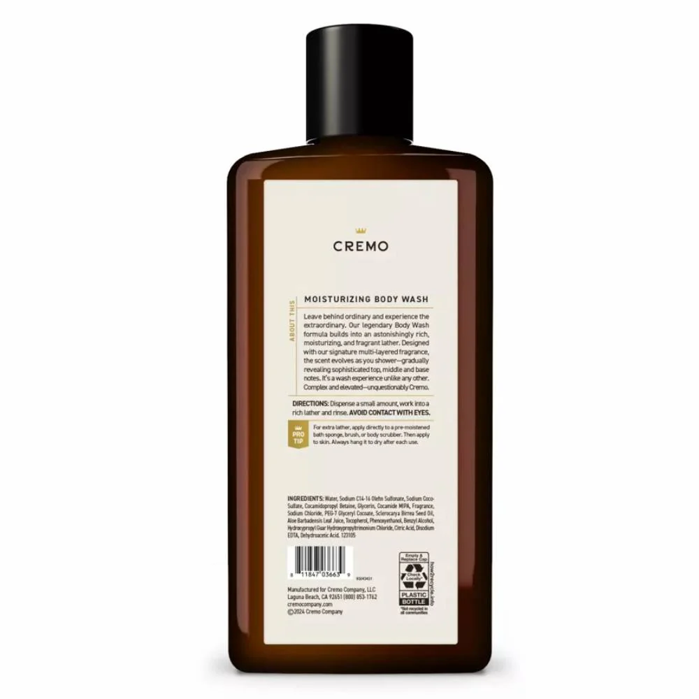 Cremo - Italian Bergamot Body Wash - 16 Oz - 12 Pack - Image 3