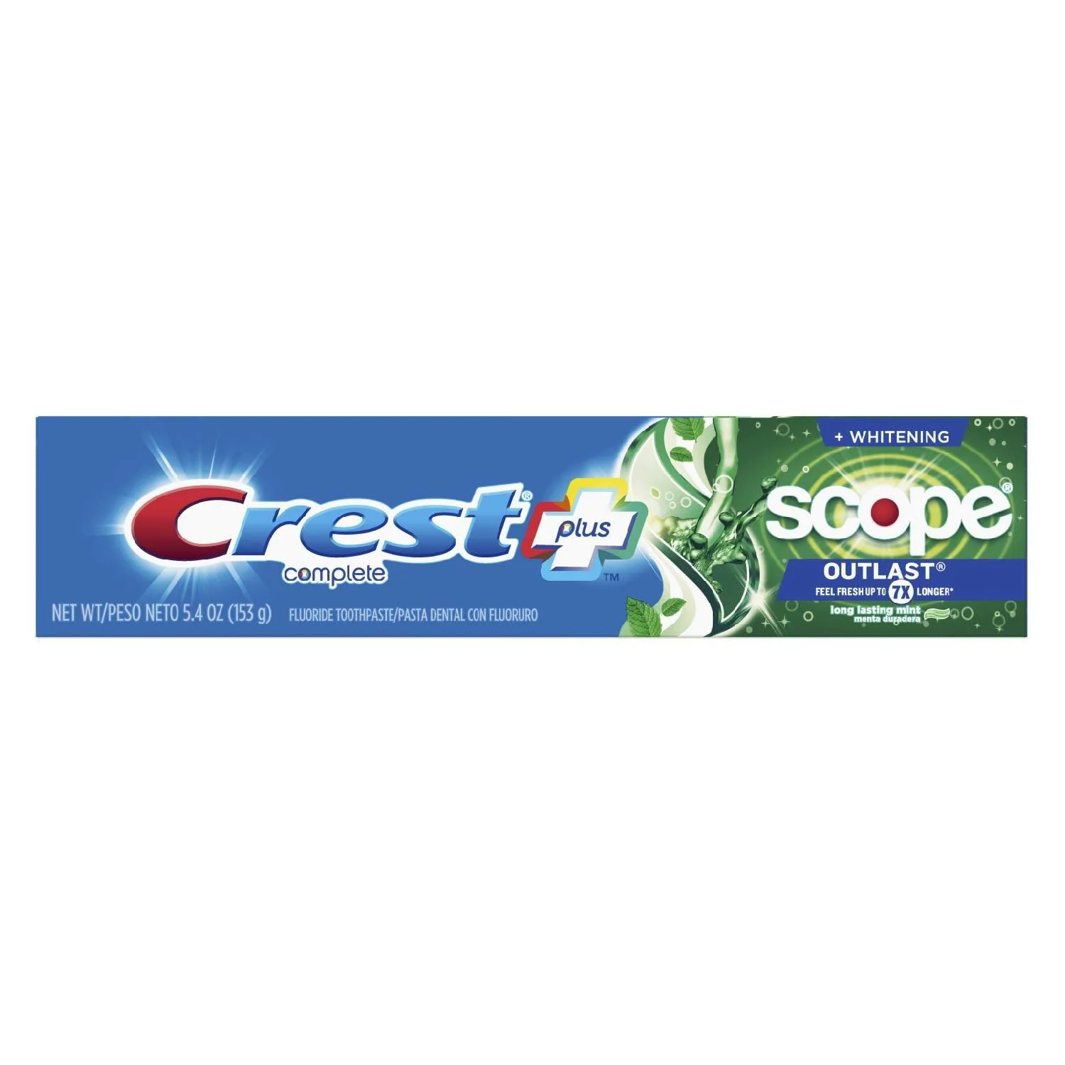 Crest - Complete Whitening Scope Outlast Toothpaste, Mint  5.4 oz - 12 Pack - Image 2
