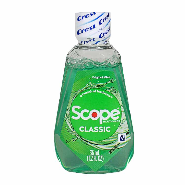 Crest - Scope Classic Mouthwash 1.2oz  Origianl Mint - 48 Pack - Image 3