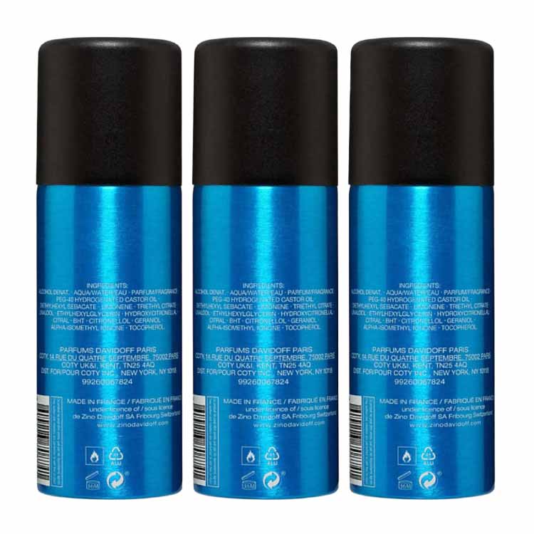 Davidoff Cool Water Body Spray - 5.0 Oz - 3 Pack - Image 2