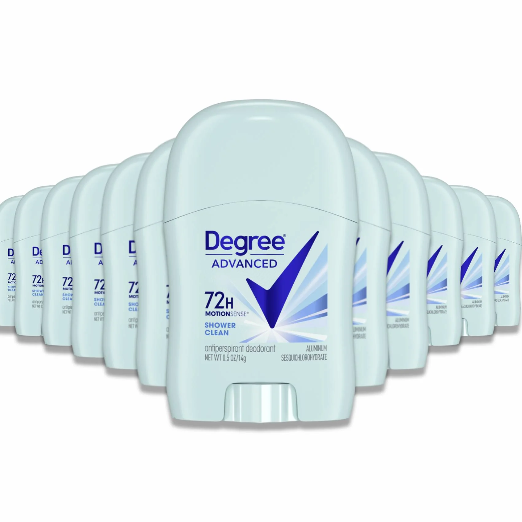 Degree Advanced, 72H MotionSense, Antiperspirant Deodorant, Shower Clean  0.5 Oz - 36 Pack - Travel Size