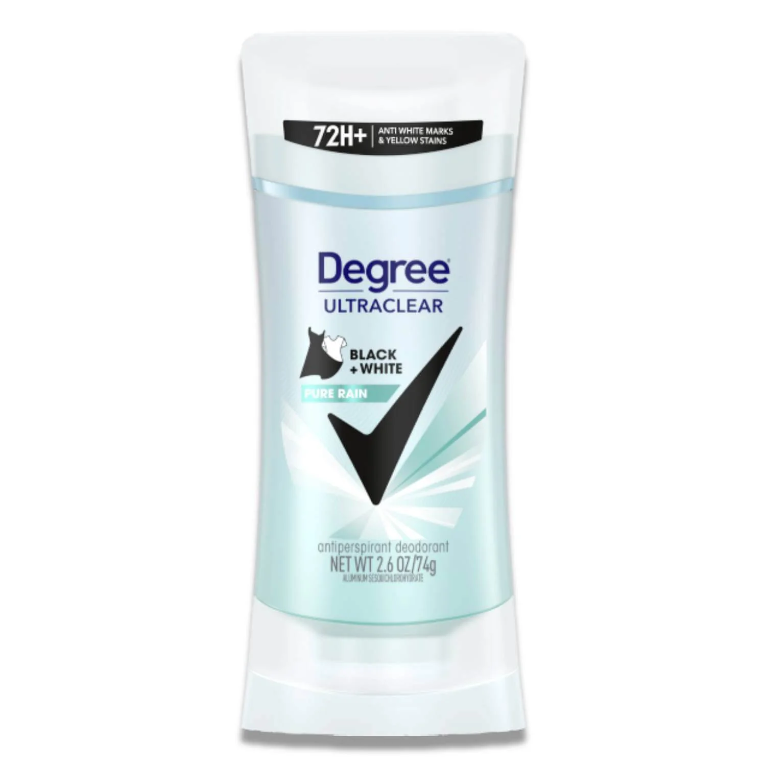 Degree Women Black + White Pure Rain Antiperspirant Deodorant, 2.7 oz - 12 Pack - Image 2