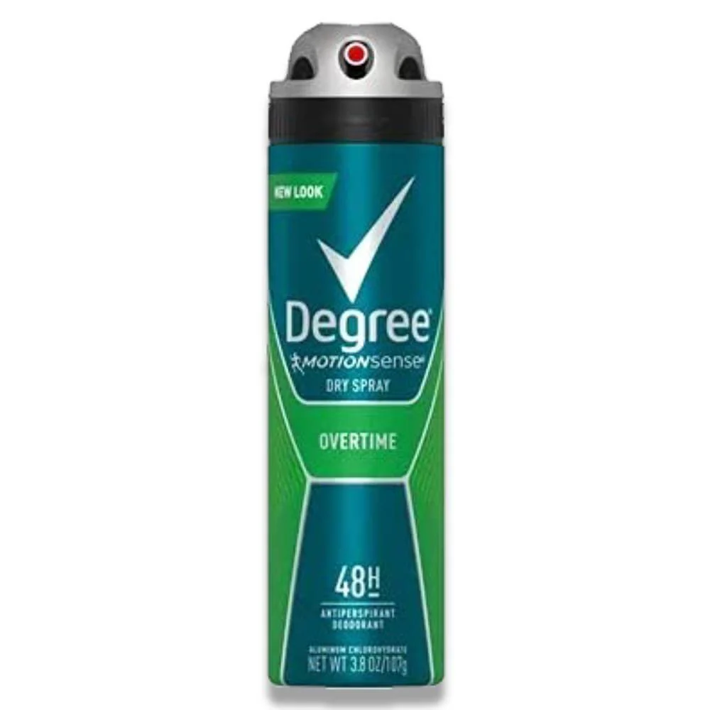 Degree - Antiperspirant Deodorant, Mens Dry Spray Overtime - 3.8 Oz - 12 Pack - Image 2