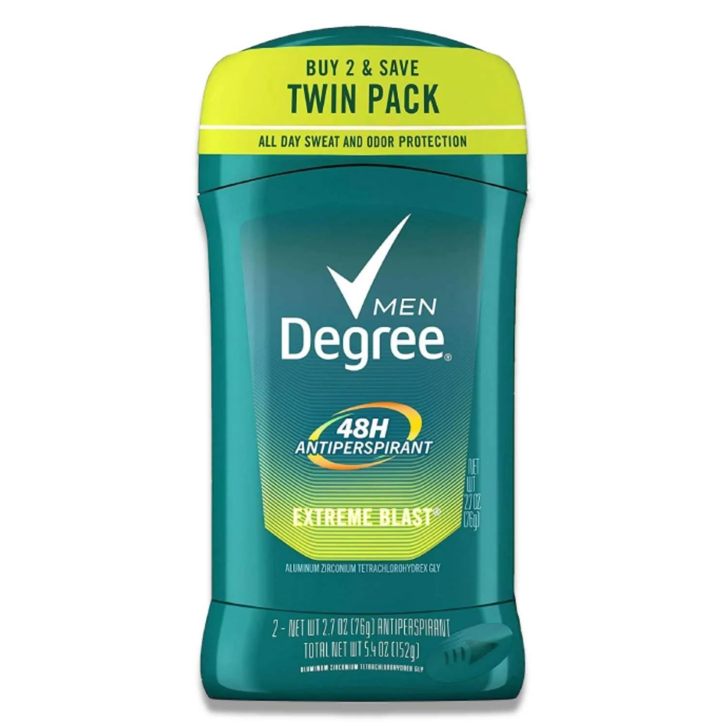 Degree - Men Dry Protection Antiperspirant & Deodorant Extreme Blast 2.7 Oz ea - 6 Pack (Twin Pack) - Image 2