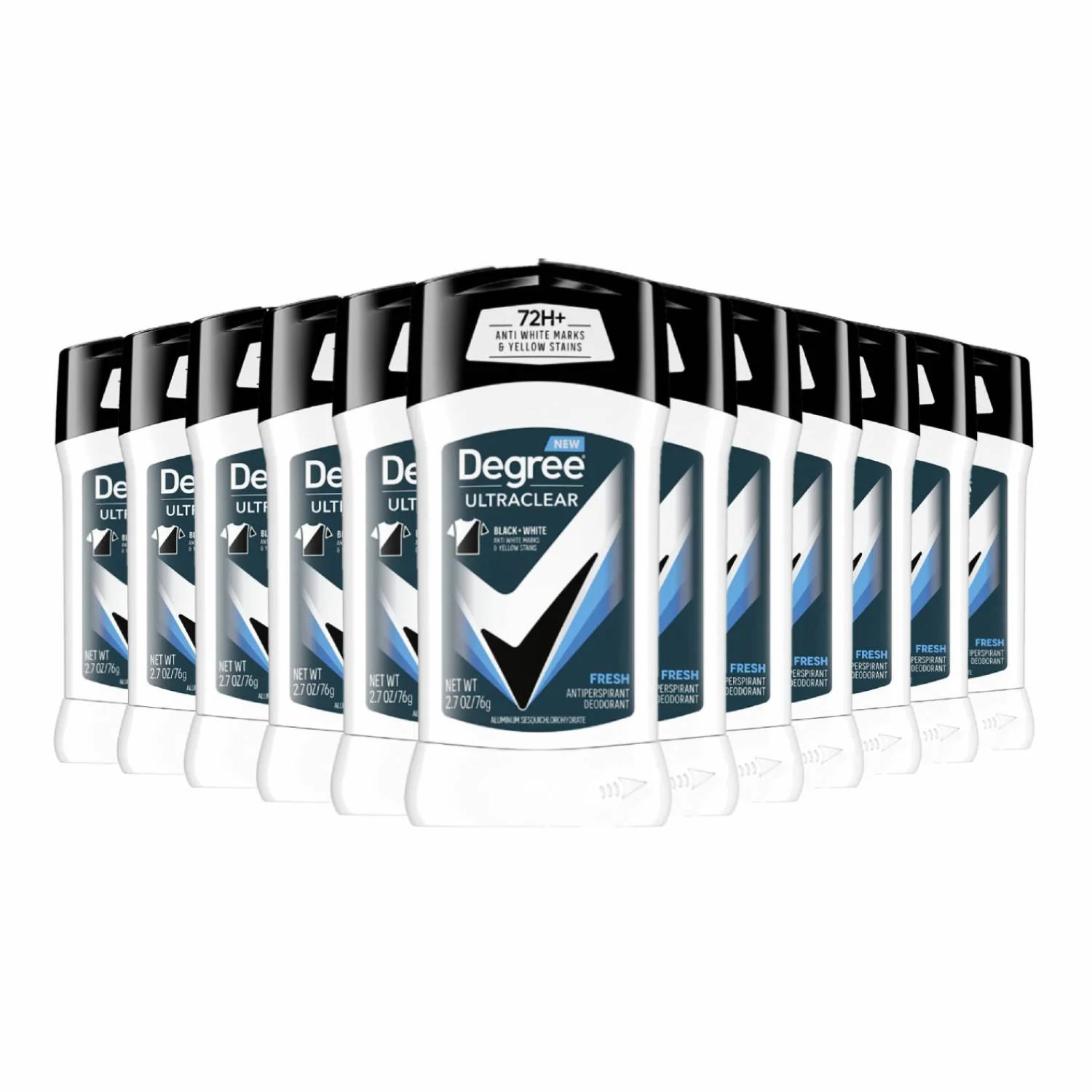 Degree - Men Fresh UltraClear Antiperspirant Deodorant 72-Hour, 2.7 Oz - 12 Pack